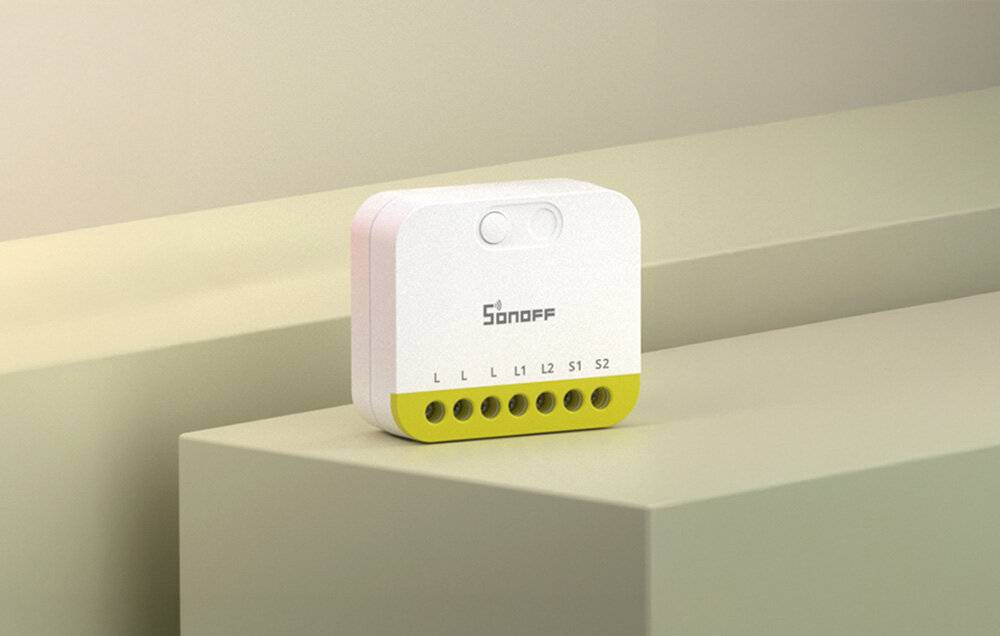 Zweikanal-Minischalter ohne N Sonoff MINI-ZB2GS-L ZigBee