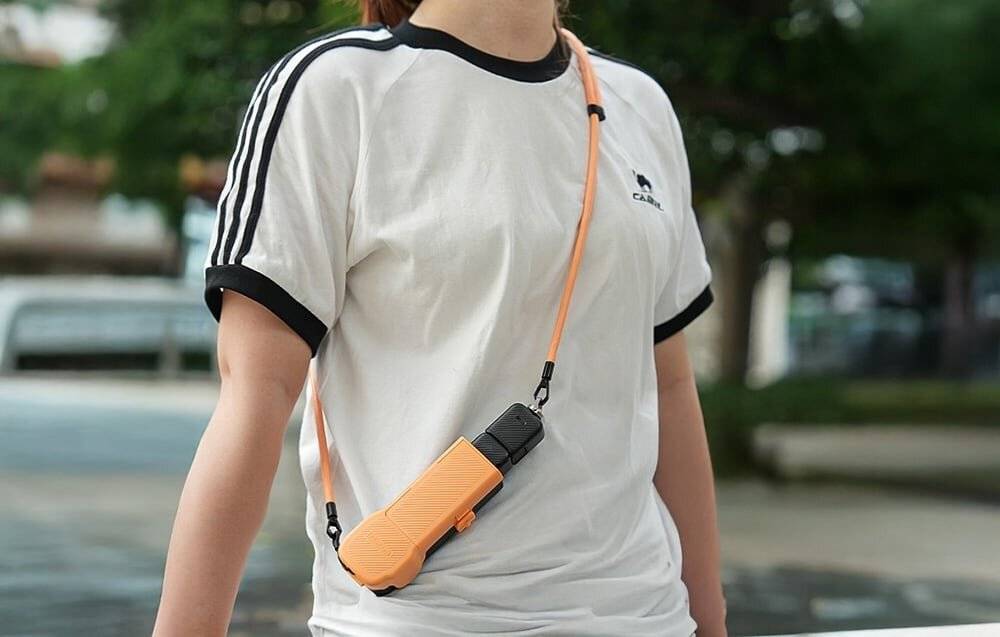 Sunnylife GS022 multifunktionales Umhängeband für Pocket 3 (orange)