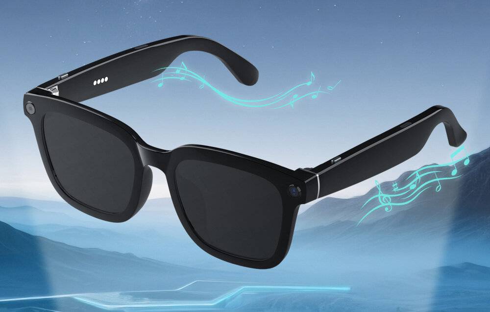 COLMI V03 Smart Glasses Quadratischer Rahmen Sonnenbrille