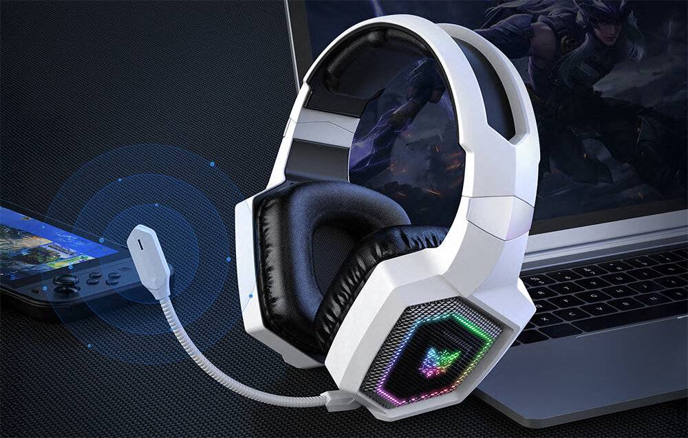 ONIKUMA GT806 Gaming-Kopfhörer (weiß)