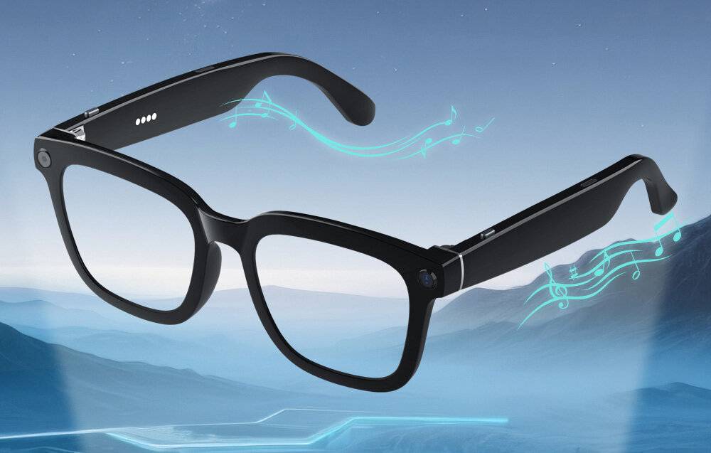 COLMI V03 Smart Glasses Quadratischer Rahmen, Blaulichtblocker