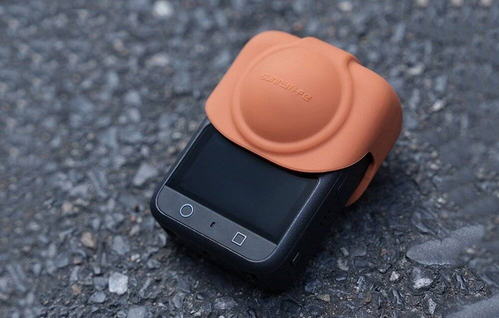 Sunnylife SG034 Silikon-Linsenabdeckung für OSMO 360 (orange)