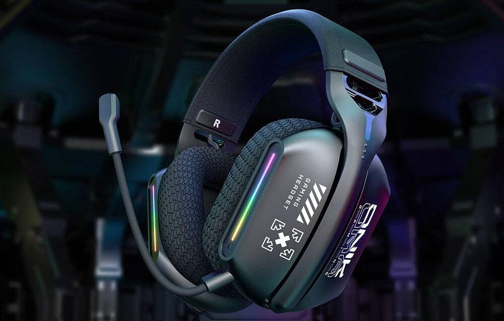 ONIKUMA GT808 Gaming-Kopfhörer (schwarz)