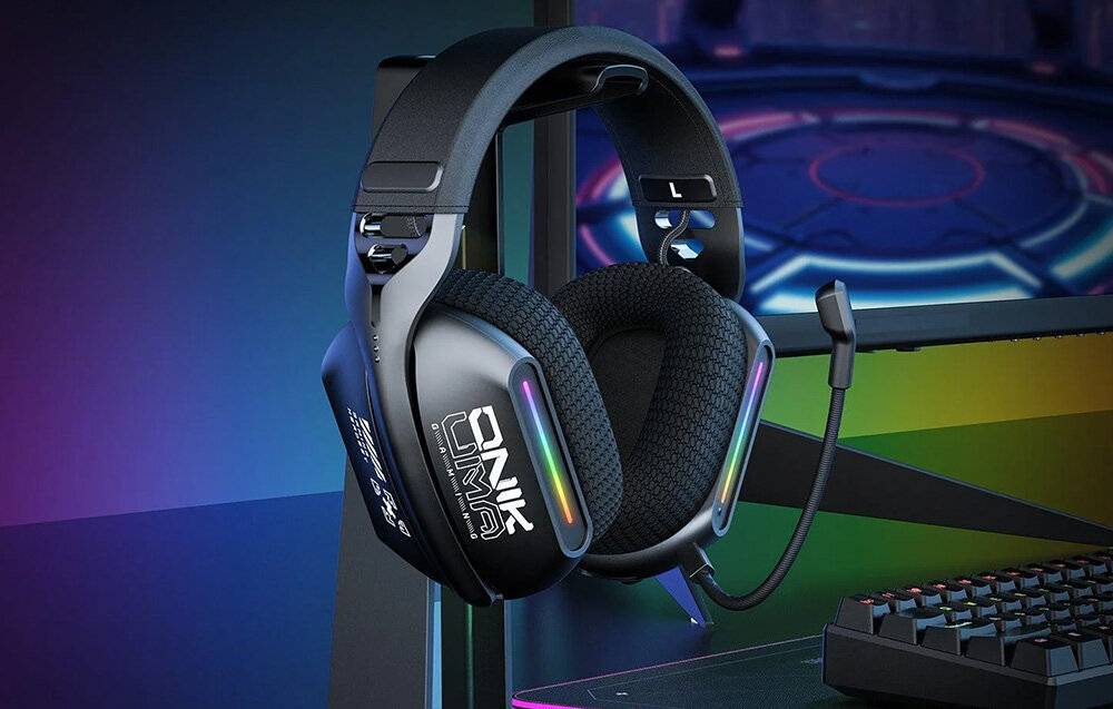 ONIKUMA GT808 Gaming-Kopfhörer (schwarz)