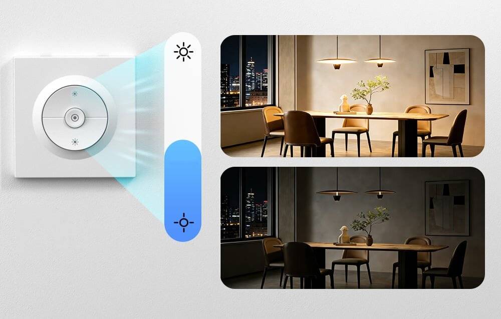Sonoff - MINI-ZBDIM-E - SONOFF MINI-ZBDIM-E ZigBee Smart-Wandschalter/Dimmer