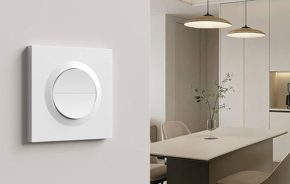 Sonoff - MINI-ZB2GS-E - SONOFF MINI-ZB2GS-E ZigBee-Zweikanal-Wandschalter.