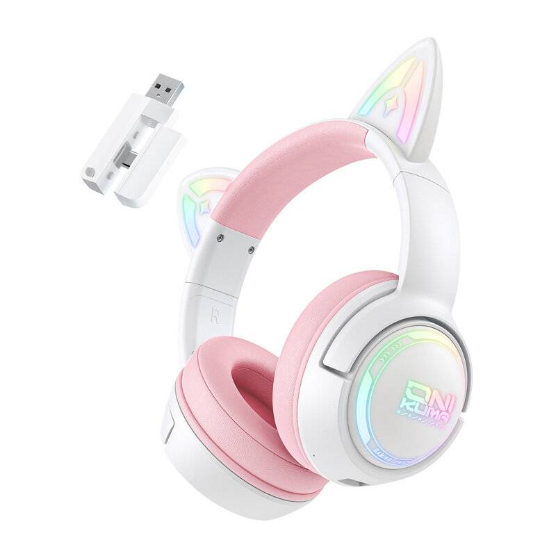 ONIKUMA GT838 Gaming-Kopfhörer (rosa)