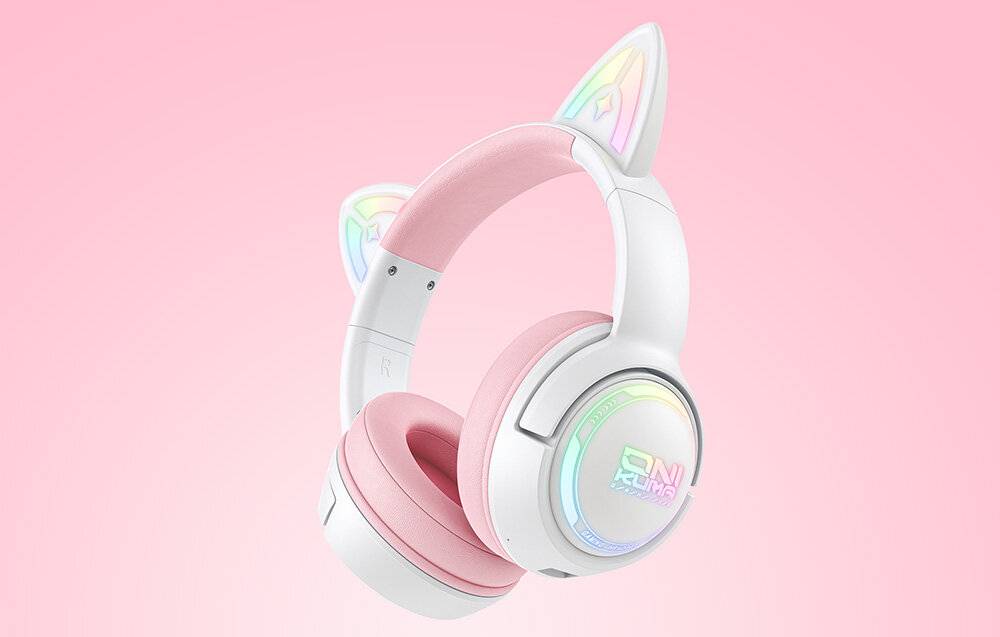ONIKUMA GT838 Gaming-Kopfhörer (rosa)
