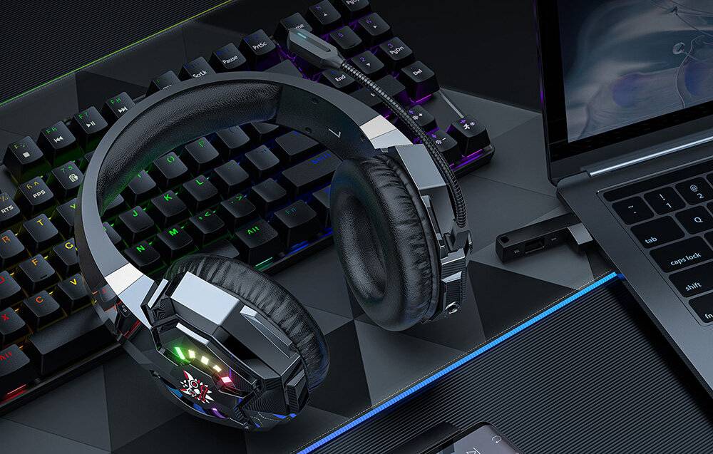 ONIKUMA B15 Gaming-Kopfhörer (schwarz)