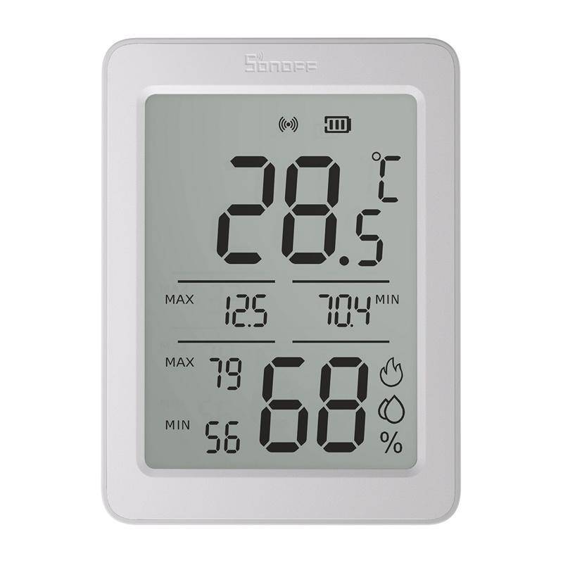 Sonoff - SNZB-02DR2 - Sonoff AirGuard TH SNZB-02DR2 ZigBee LCD-Temperatur- und Feuchtigkeitssensor