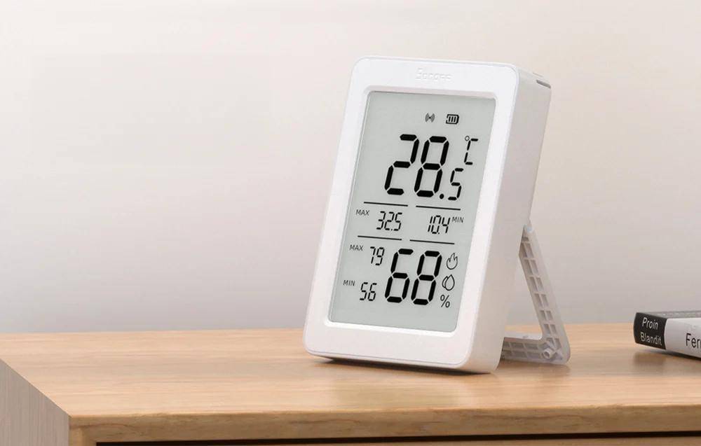 Sonoff - SNZB-02DR2 - Sonoff AirGuard TH SNZB-02DR2 ZigBee LCD-Temperatur- und Feuchtigkeitssensor