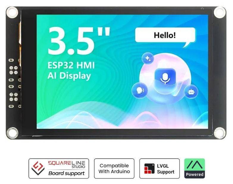Elecrow CrowPanel Advance 3.5" ESP32 HMI IPS Touch-Display, AI, Meshtastic, SX1262 LoRa, 480x320