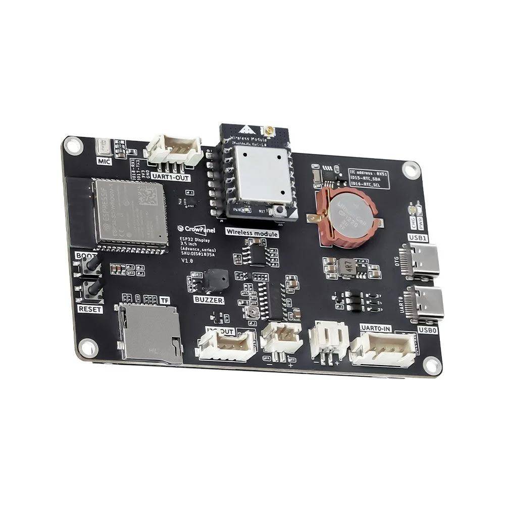 Elecrow CrowPanel Advance 3.5" ESP32 HMI IPS Touch-Display, AI, Meshtastic, SX1262 LoRa, 480x320