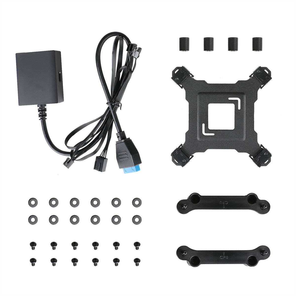 Antec Vortex VIEW 360 mit LCD Display, schwarz
