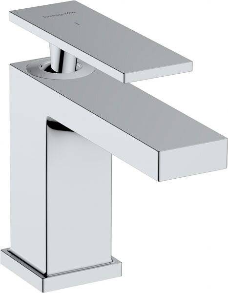 hansgrohe Tecturis E Standventil 80mm 4l/min EcoSmart plus Chrom mit Hebelgriff für Kalt-/vorgemischtes Wasser ohne