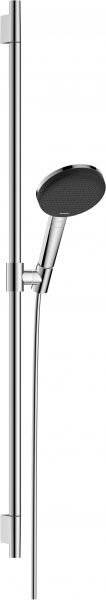 hansgrohe Raindance Alive Select S Brauseset 125 3jet EcoSmart mit Brausestange Unica S Puro 90 cm, Chrom