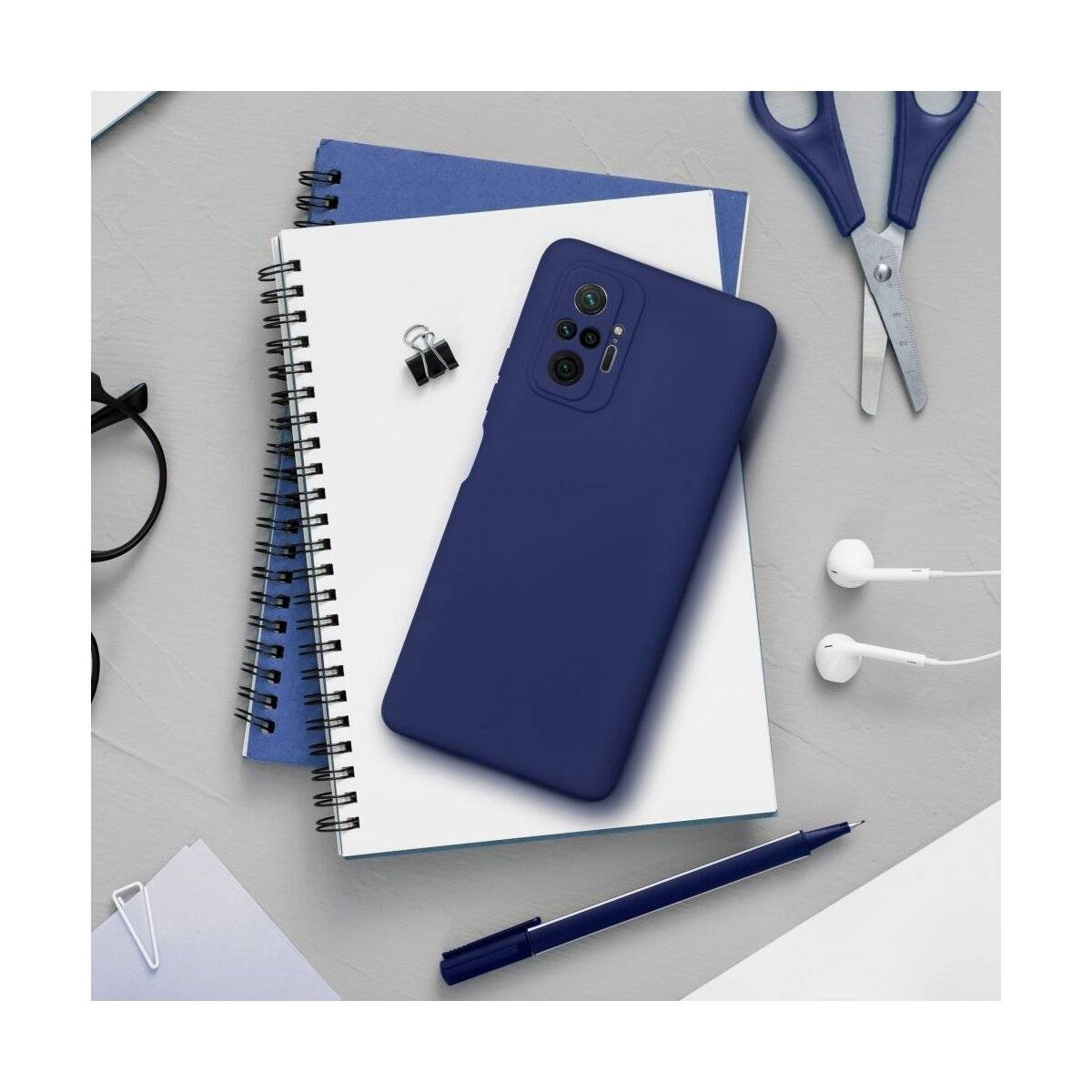 Soft Hülle für XIAOMI Redmi Note 15 Pro Plus 5G Dunkelblau Handyhülle Stoßfest