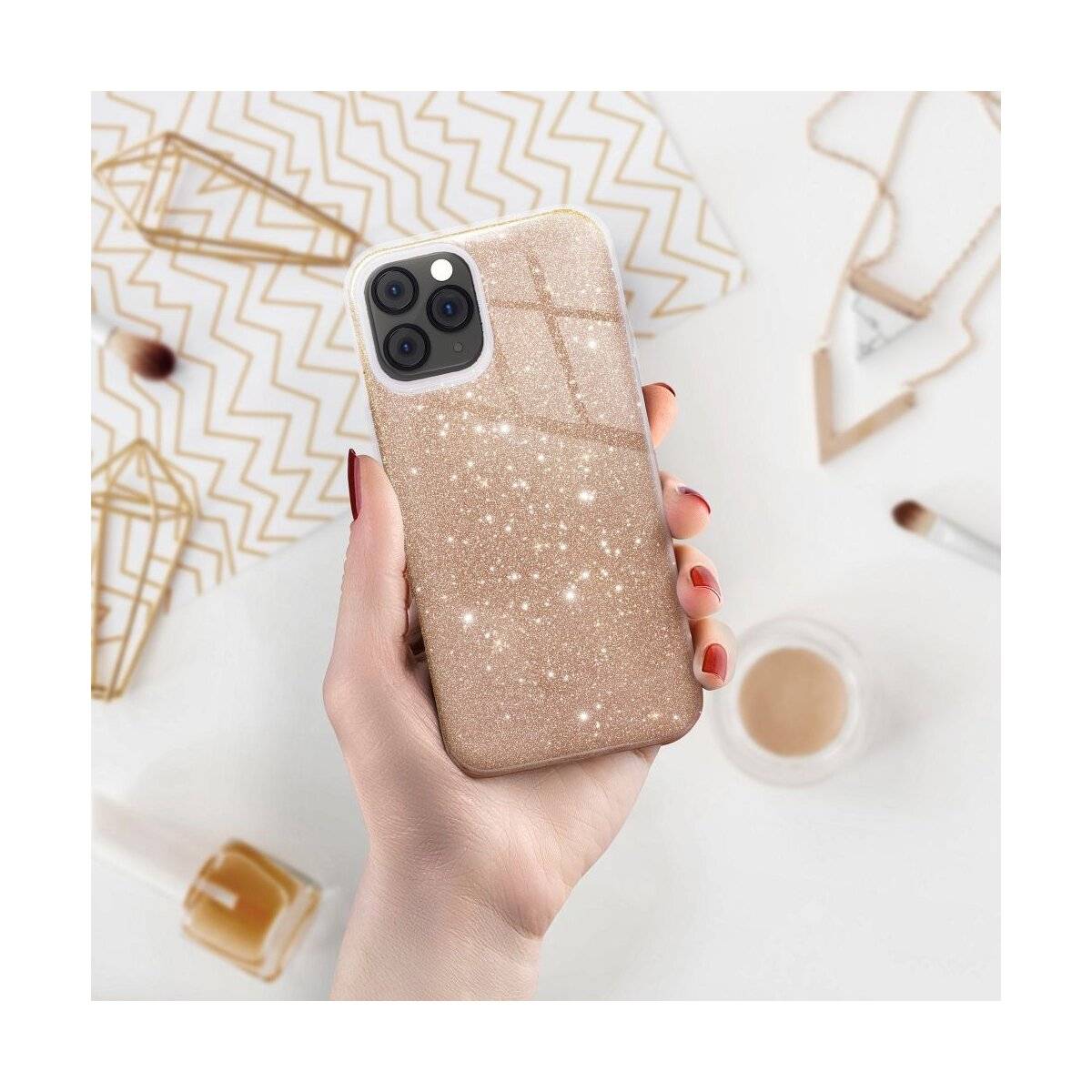 Shining Hülle für XIAOMI Redmi Note 15 Pro 4G Gold Handyhülle Stoßfest