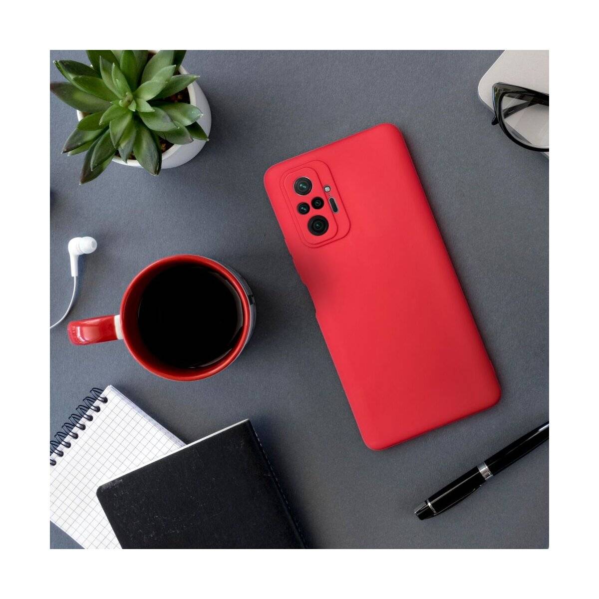 Soft Hülle für XIAOMI Redmi Note 15 Pro Plus 5G Rot Handyhülle Stoßfest