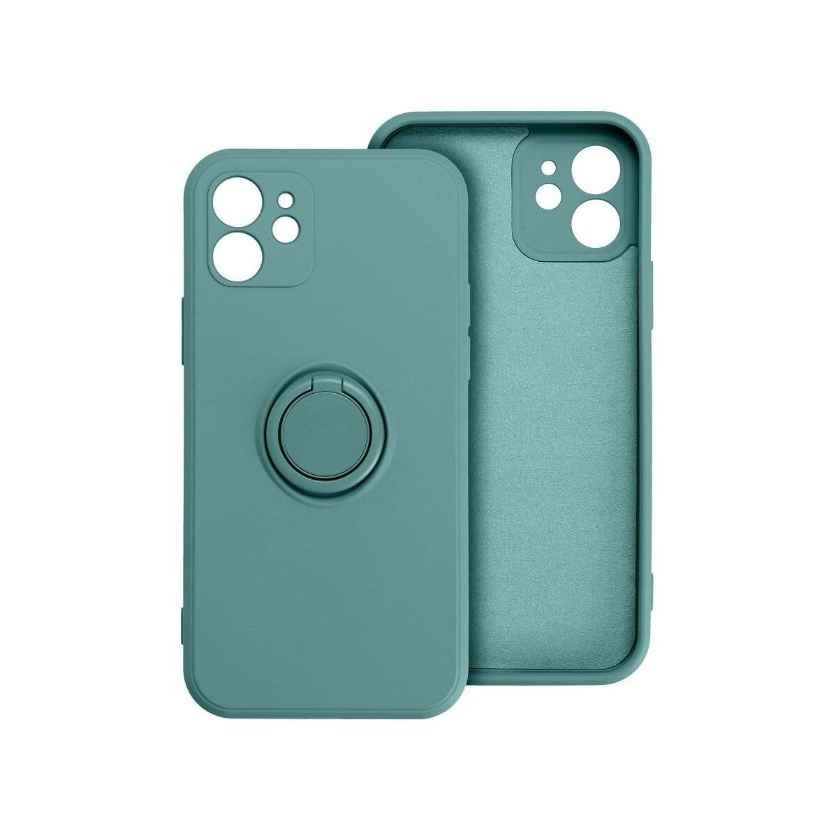 Silikon Ring Hülle für XIAOMI Redmi Note 15 Pro 5G Grün Handyhülle Stoßfest
