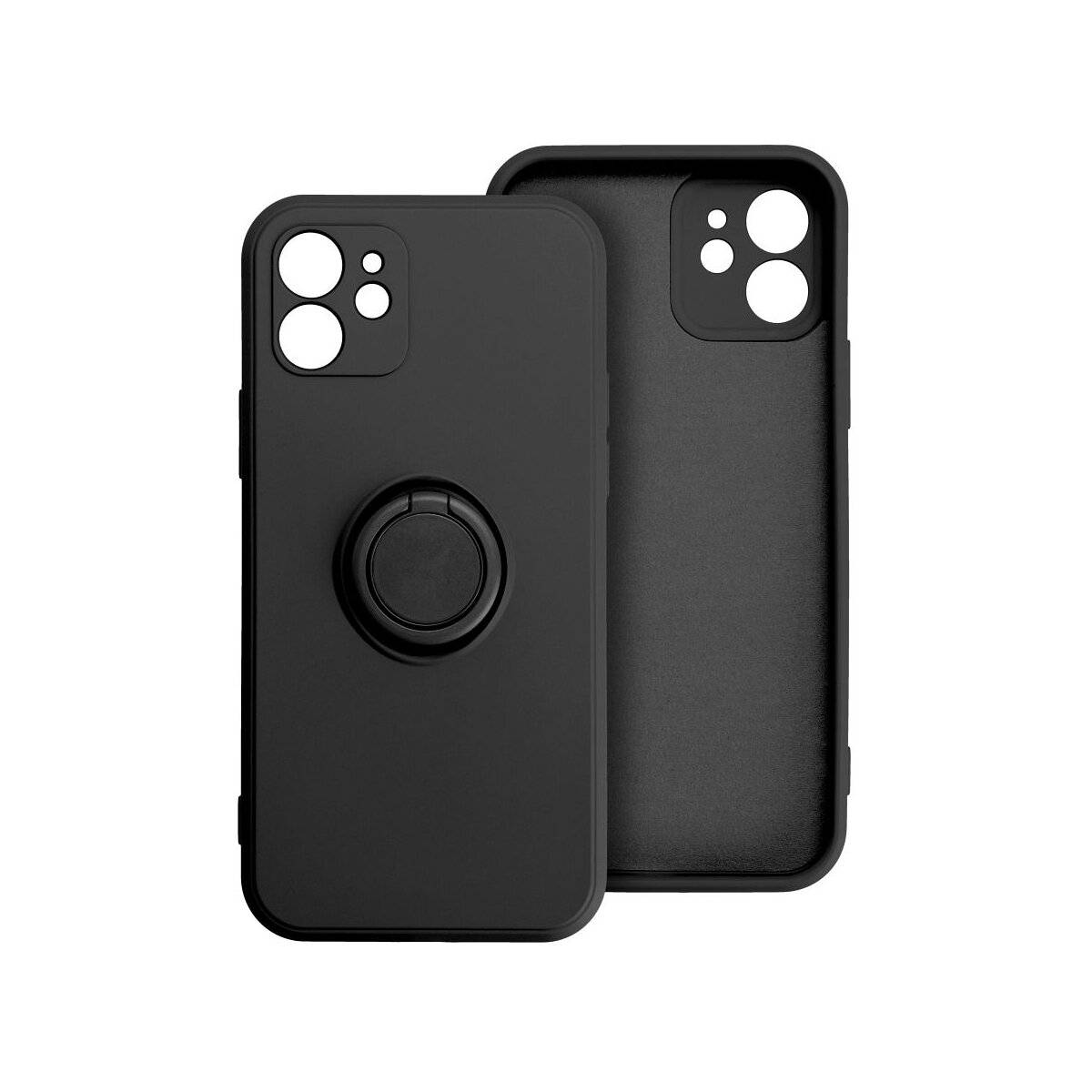 Silikon Ring Hülle für XIAOMI Redmi Note 15 Pro 5G Schwarz Handyhülle Stoßfest