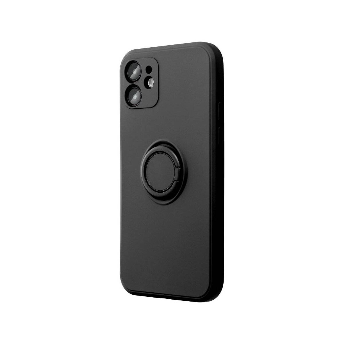Silikon Ring Hülle für XIAOMI Redmi Note 15 Pro 5G Schwarz Handyhülle Stoßfest