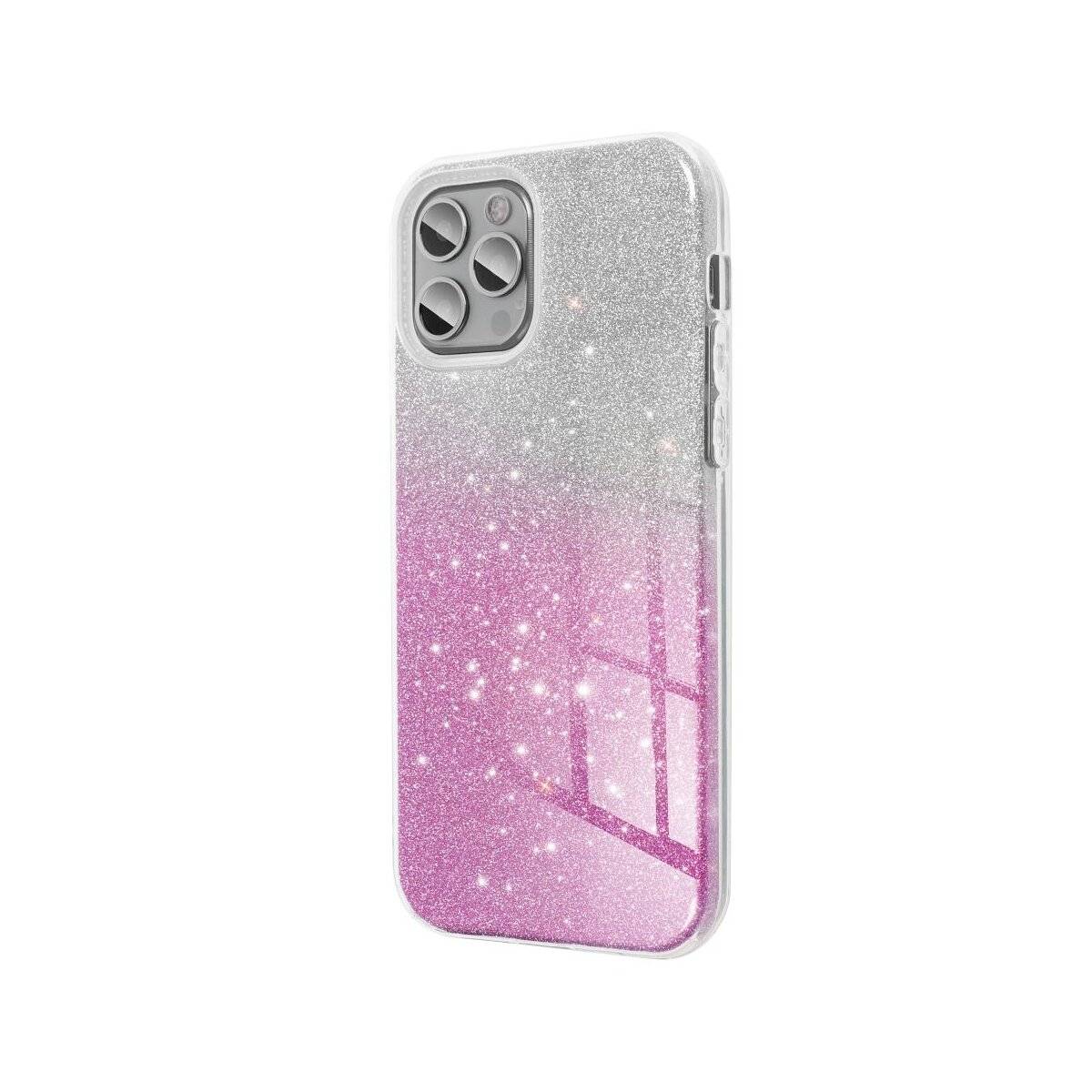 Shining Hülle für XIAOMI Redmi Note 15 Pro 5G Transparent-Rosa Handyhülle Stoßfest