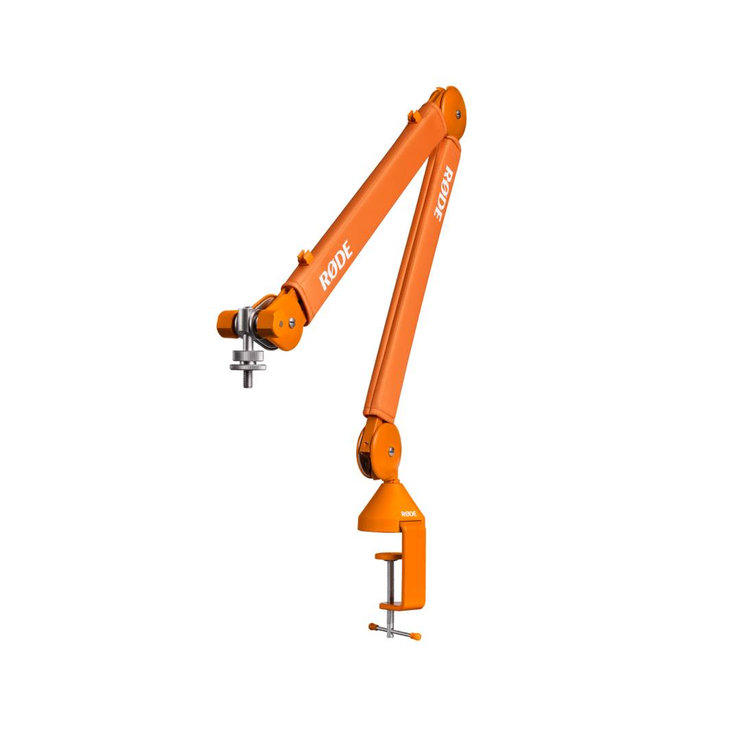 RODE RØDE PSA-1+, Rundfunkmikrofonständer, Schreibtisch-Montagebasis, Orange, • PodMic • Procaster •