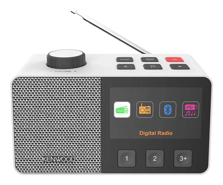Kenwood CR-M70DAB-W, Tragbar, Digital, DAB+, FM, 87,5 - 108 MHz, 174928 - 239200