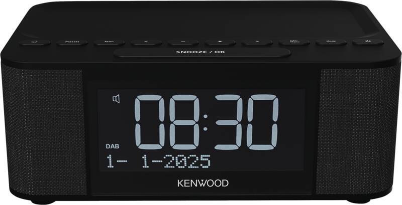 Kenwood CR-ST 55 DAB, Uhr, DAB, DAB+, FM, Schwarz, Tasten, Radio/Summer, Akku