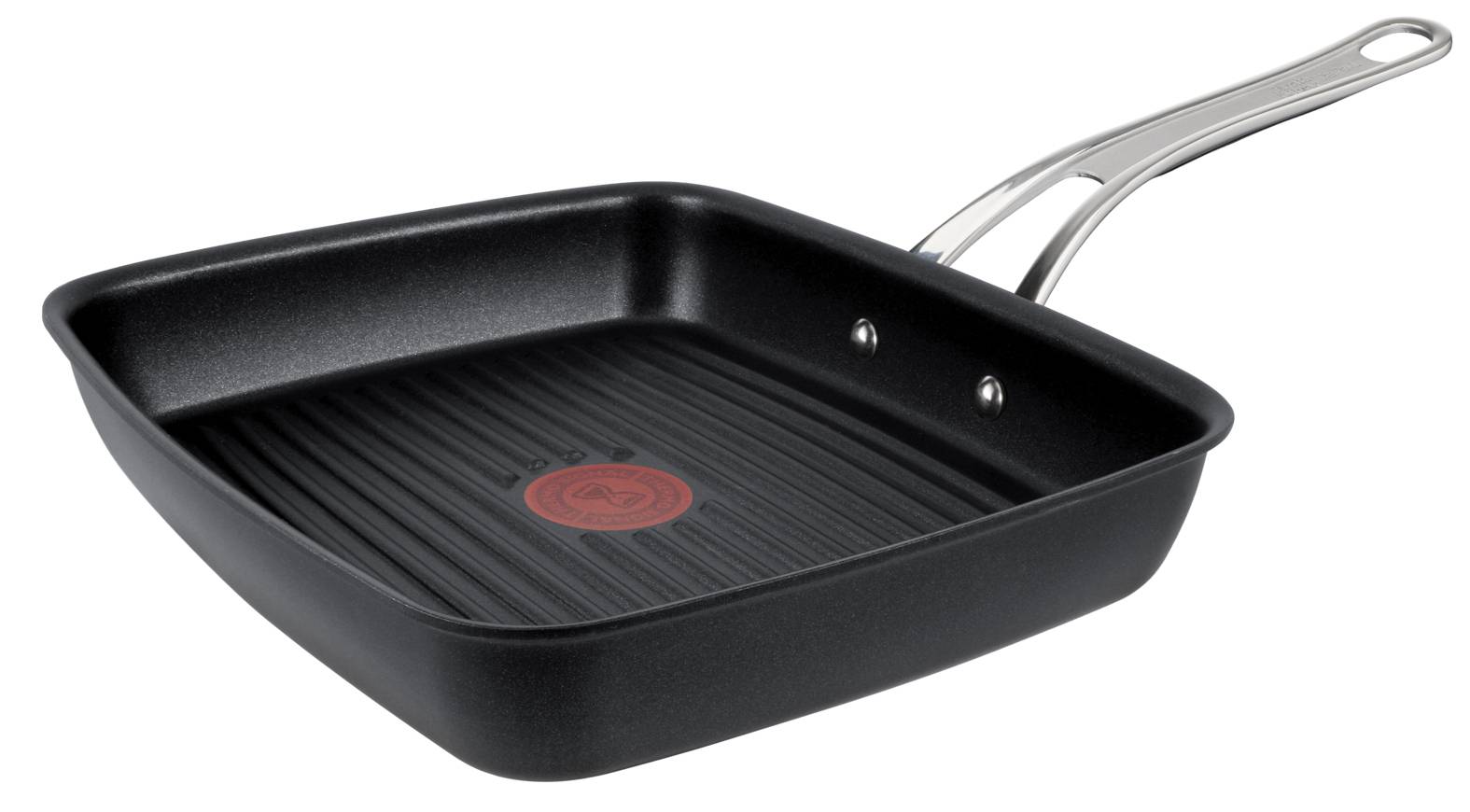 TEFAL Jamie Oliver E24541, 2,5 l, Quadratisch, Schwarz, Aluminium-Guss, Titan, Keramik, Gas,