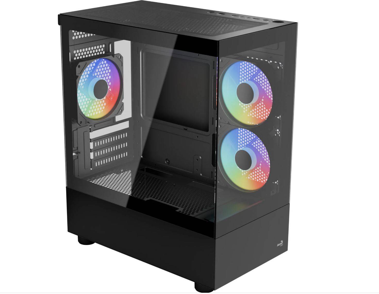 AEROCOOL ADVANCED TECHNOLOGIES Geh Viewport Mini-G-BK-v4 Micro/MiniITX ARGB black - Gehäuse