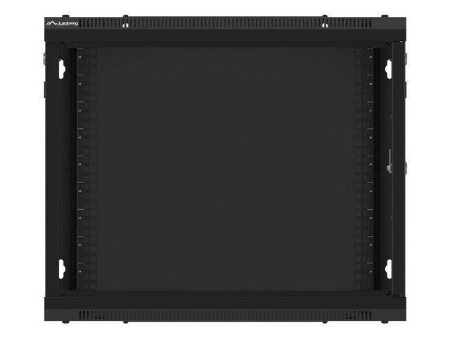 LANBERG 19" 9U 600x600 Wandgehäuse Metalltür (FlatPack) sw
