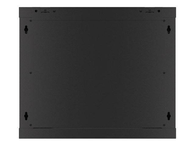 LANBERG 19" 9U 600x600 Wandgehäuse Metalltür (FlatPack) sw