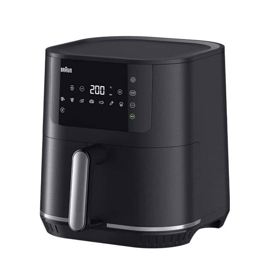 Braun MultiFry 5 HF 5034I, Heißluftfritteuse, 6 l, Einzelbild, Schwarz, Berührung, Eigenständig