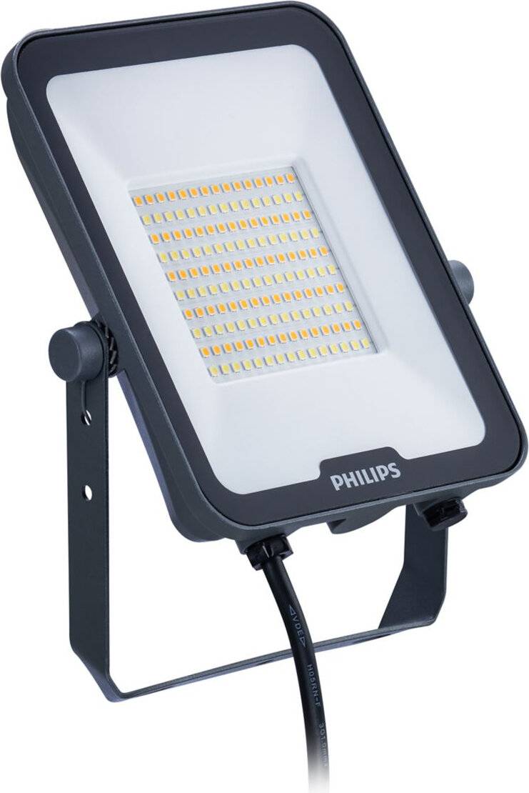 PHIL LED-Strahler Ledinaire IP65 grau 50W 6000lm 3000/4000/6500K symmetrisch Techn.Licht/Wohnraum