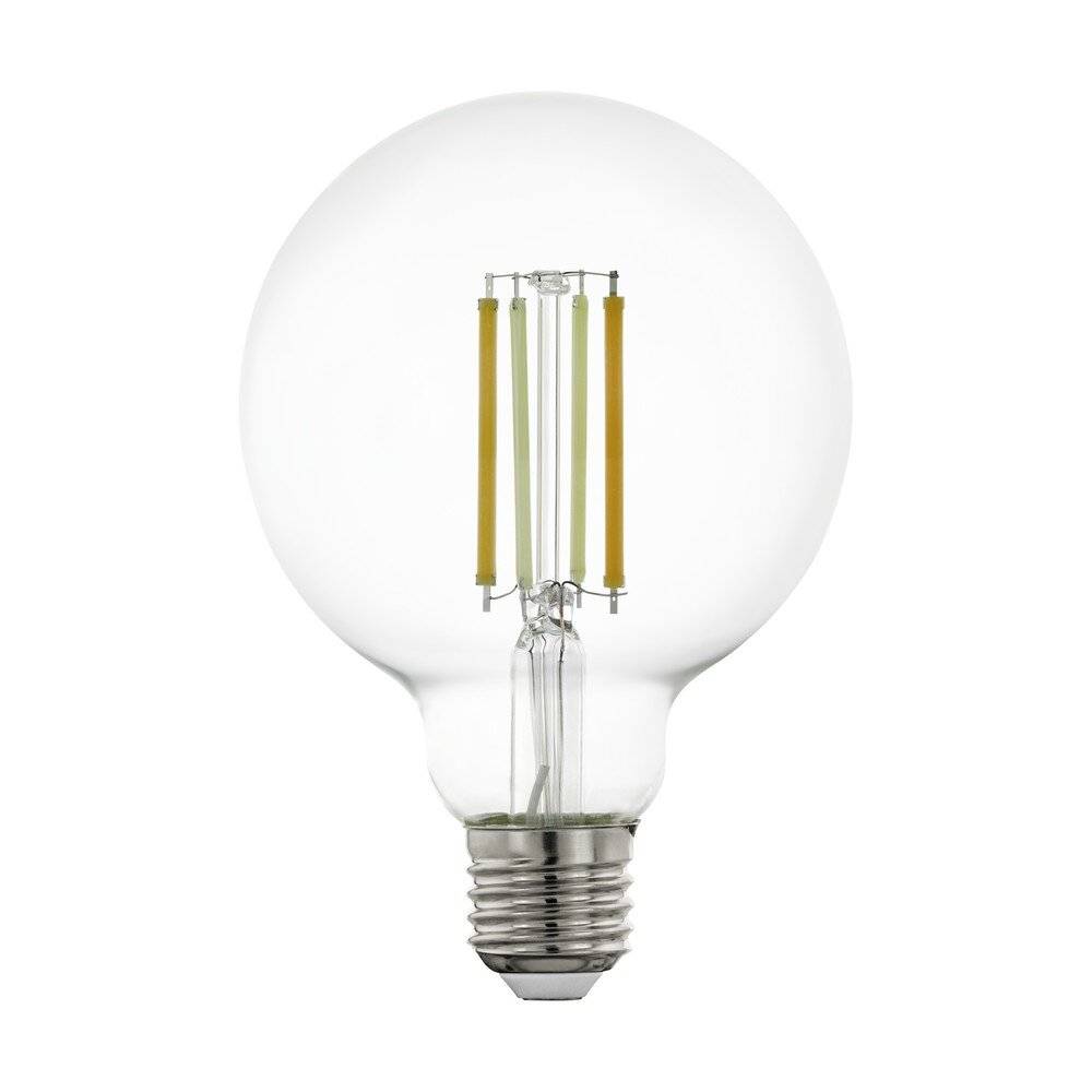 Eglo LED E27 Globe Klar Fadenlampe 8W 1055lm - 822-865 Abstimmbares Weiß | Zigbee Dimmbar- Ersatz
