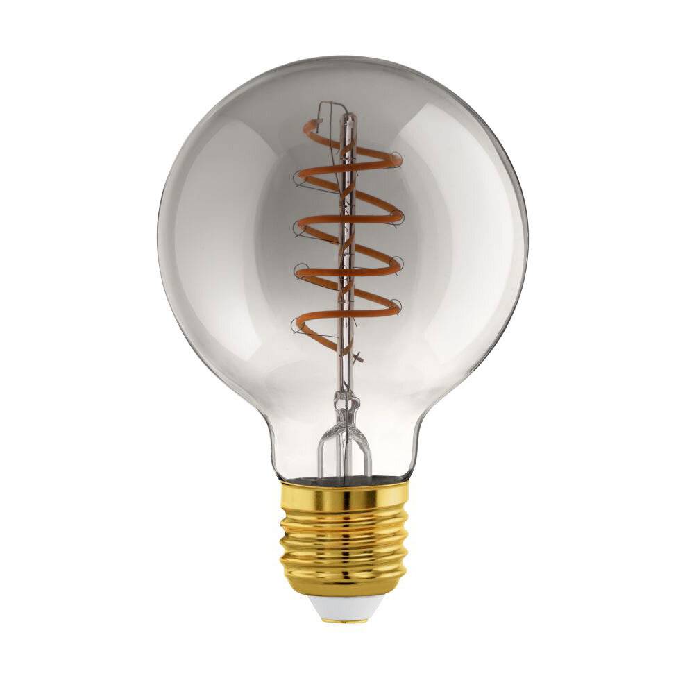 Eglo Connect.Z Smart LED Globe E27 Fadenlampe Smokey 4W 150lm - 820 Extra Warmweiß | Dimmbar - Er