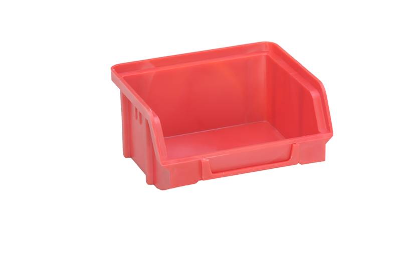 HÜNERSDORFF 651100 Sichtbox aus PS, Gr.1 rot