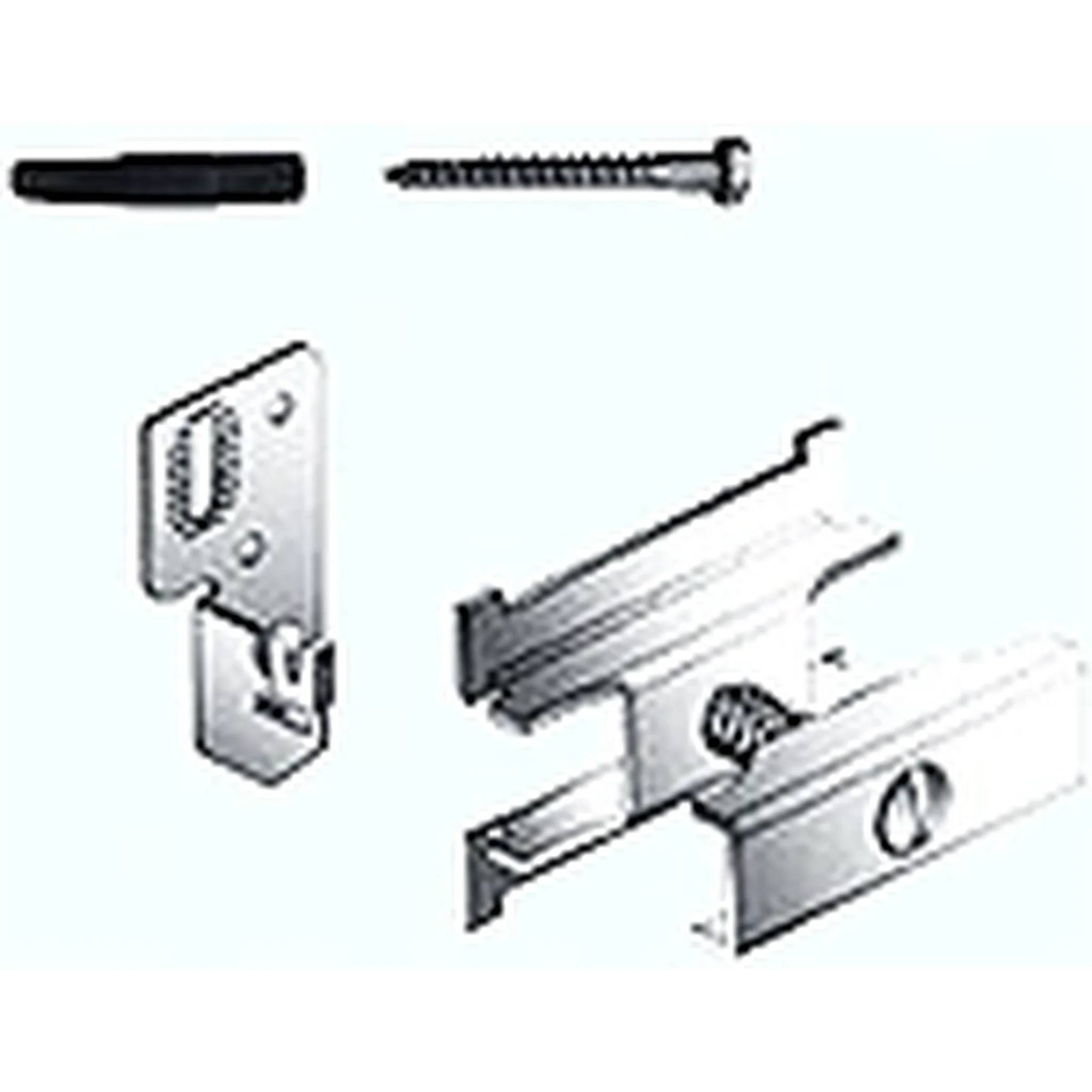 Vogel & Noot VN-Anschluss-Set 2 (6er), RAL9016, 6 Rad.-halter u. Winkelkons., WA 32/42mm, 1 Stk.