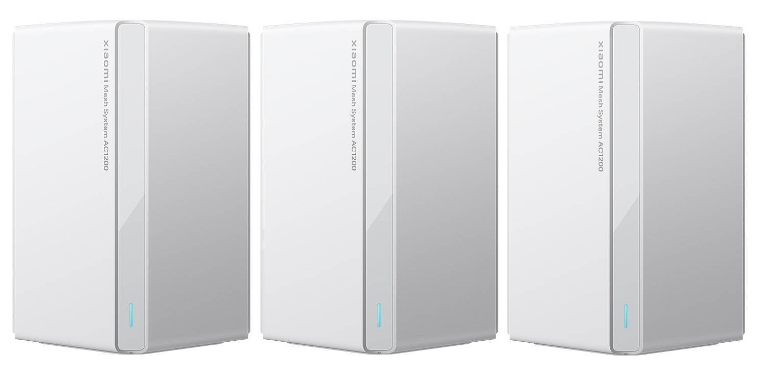 Mesh System Ac1200 Pack of 3 2.4Ghz/5Ghz WiFi 5 White