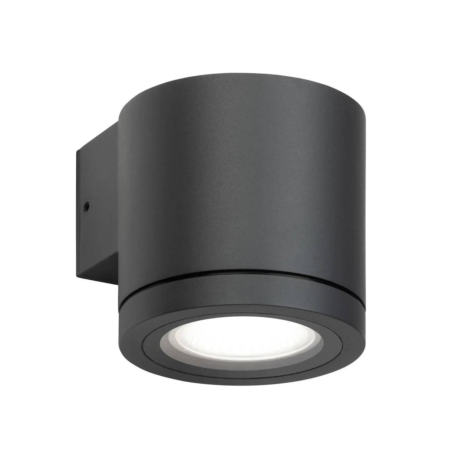 Lcd Außenleuchte Wandlampe Aluminium Glas Graphit Leuchte Lampe Gu10 Fassung