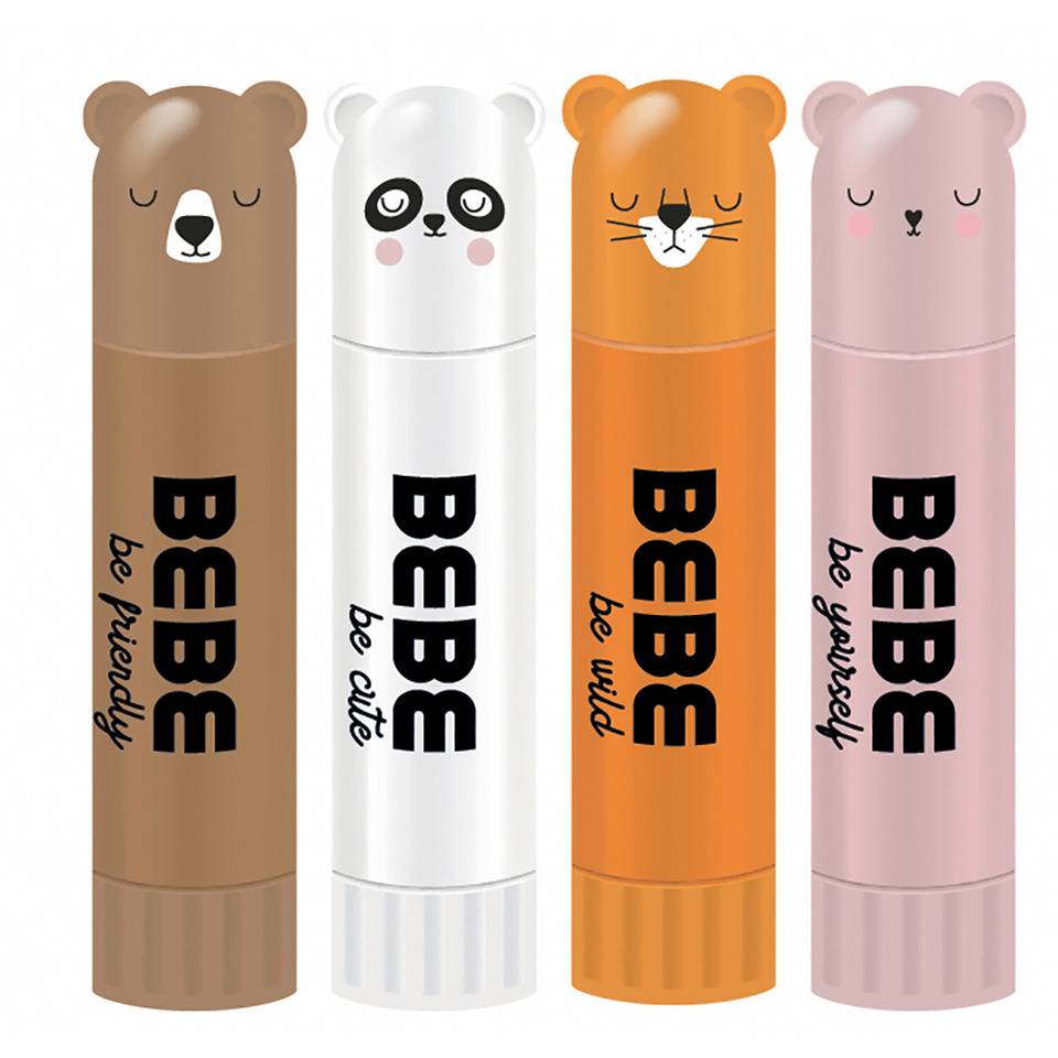 Klebestift BEBE Friends, 15g, 16 Stück, sortiert INTERDRUK I12419