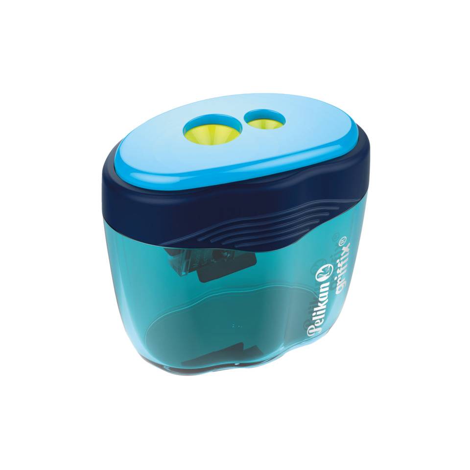 Display Doppel-Dosenspitzer Griffix, Ø8/11mm, blau PELIKAN 300008247