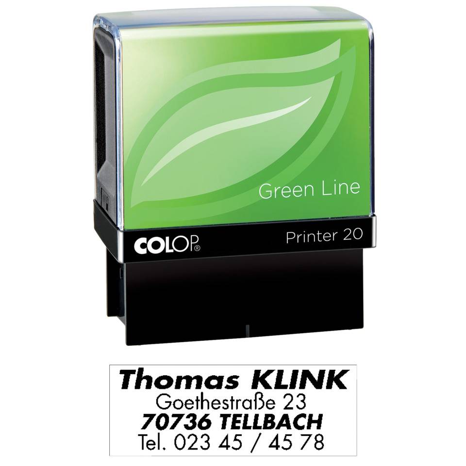 Printer 20Greenline, GL + GUTSCHEIN COLOP 127757