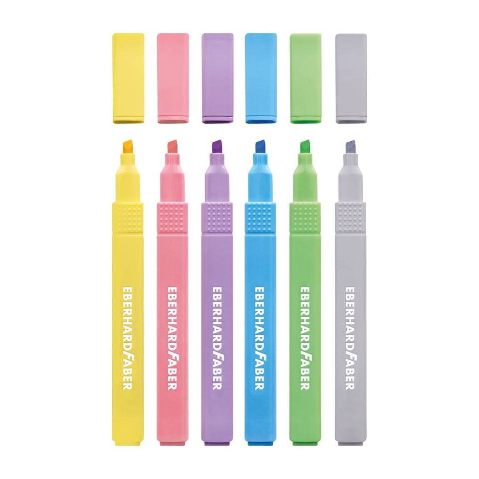 EBERHARD FABER Slim pastell Textmarker Mehrfarbig 551506