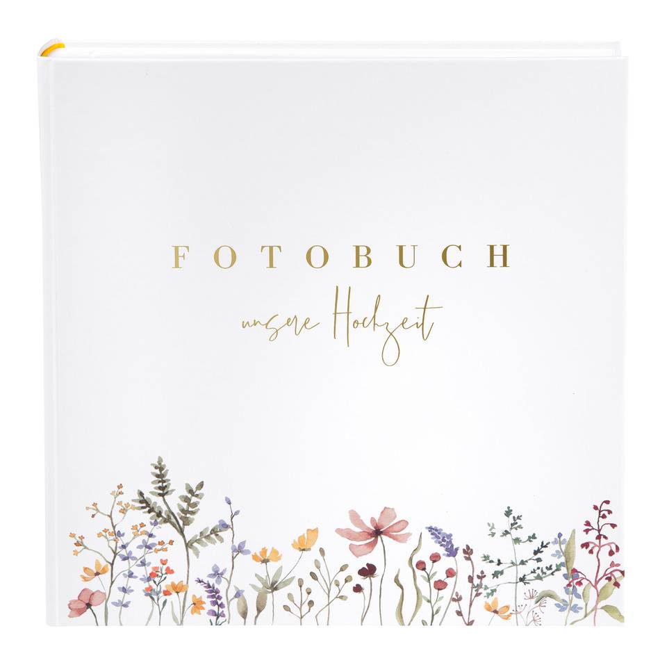 Blütenliebe 30x31 60 weiße Seiten Hochzeit 08044 08 044