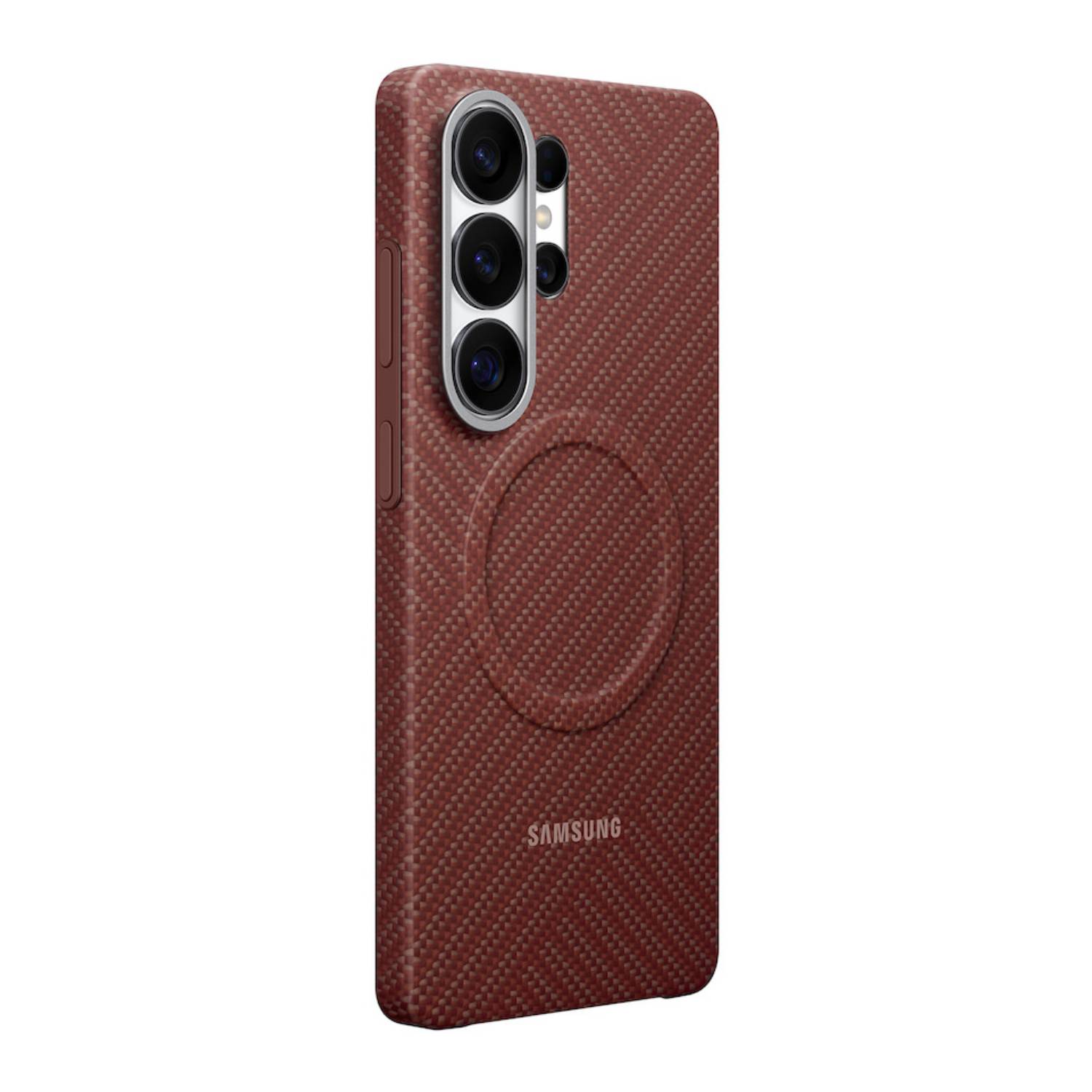 Samsung Carbon Magnet Case für das Galaxy S26 Ultra, Red