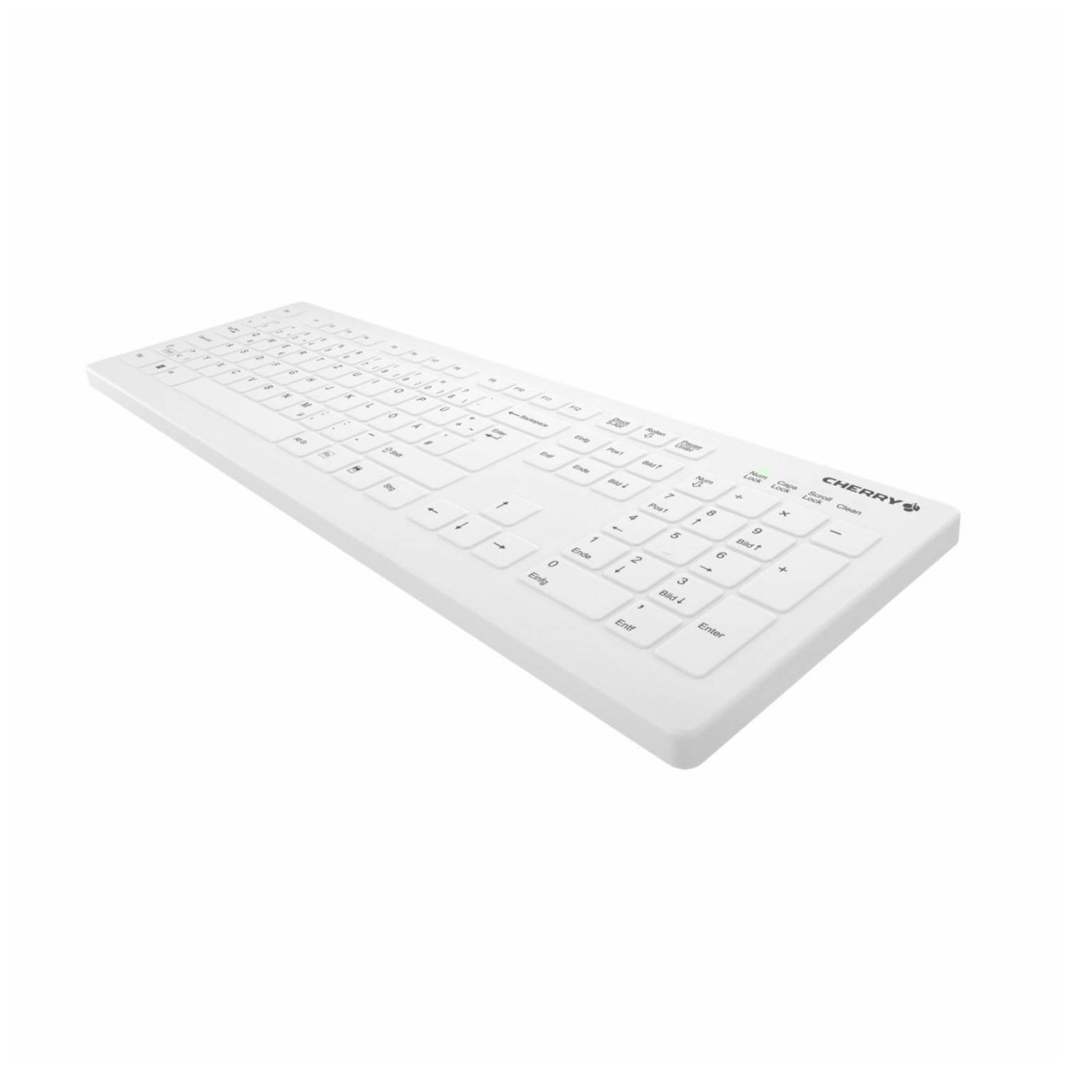 Cherry Active Key AK-C8112 - Tastatur - Wischdesinfektion, flaches Tastenprofil, IP68