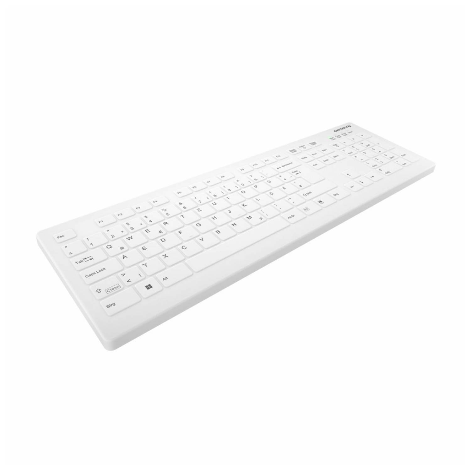 Cherry Active Key AK-C8112 - Tastatur - Wischdesinfektion, flaches Tastenprofil, IP68